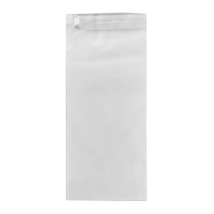 Bags with flap, OPP foil, recloseable, transparent 100 x 200 mm