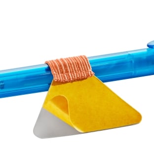 Pen Loop holder, adhesive, neon-orange 