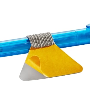 Pen Loop holder, adhesive, grey 