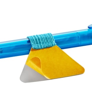 Pen Loop holder, adhesive, turquoise 