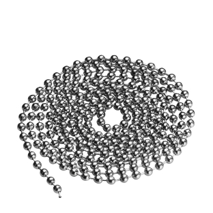 Ball chain reels, 3.2 mm ball diameter, nickel-plated (reel with 50 m) 