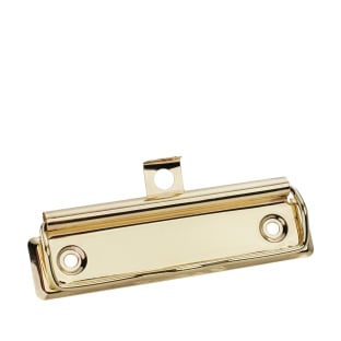 Clipboard clips, 100 x 30 mm, brass-plated 