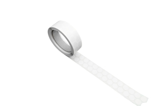 Fabric adhesive discs, white 15 mm | 1000 Stk