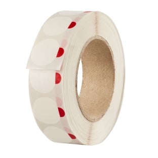 Adhesive discs, ø = 28 mm, with strap, low adhesion (2,000 pieces per roll) 