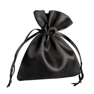 Satin bags 80 x 100 mm | black