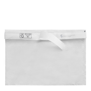 Packing list envelopes, recycled PE foil, transparent A5