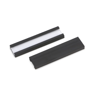 Label holder, c profile, magnetic, sections 10 mm | 40 mm | not self-adhesive
