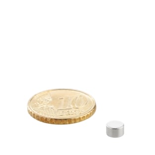Disc magnets neodymium, 5 mm x 3 mm, N35 
