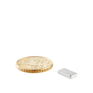 Block magnets neodymium, nickel-plated 10 x 5 mm | 2 mm
