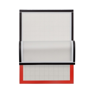Magnetic frames A4 red | self-adhesive