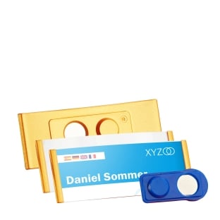 Name badges Forum 30 magnet gold 