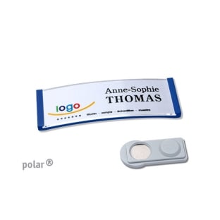 Name badges polar® 20 smag® magnet blue 