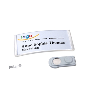 Name badges polar® 30 smag® magnet transparent 