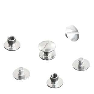 Binding screws, nickel-plated 5 mm | sleeve nut and screw with slotted head