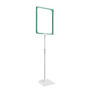 Poster frame with base and mount (set) A3 | green | Base: grey