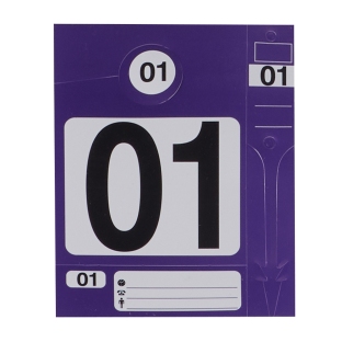 Key identification set purple