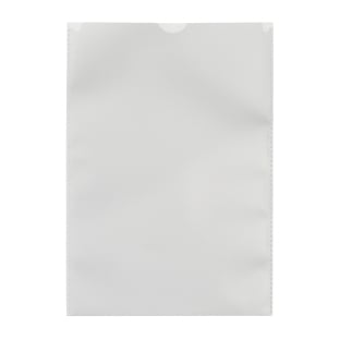 Document sleeves for A5, short edge open, transparent 