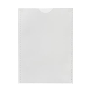 Document sleeves for A7, short edge open, transparent 