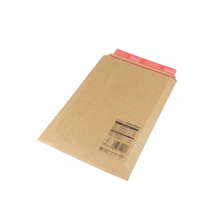 Cardboard envelope A4 Plus, 25 x 36 x 2 cm, self-adhesive seal, tear strip, brown 