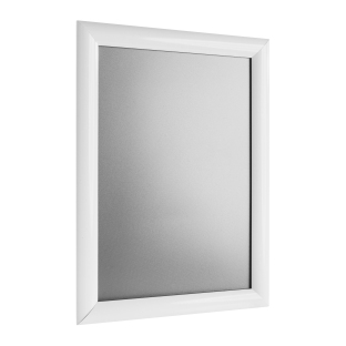Snap frame, aluminium, A4 25 mm | white | Mitred