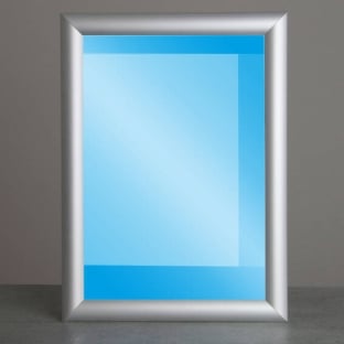 Snap frame, aluminium, A4, self-adhesive 