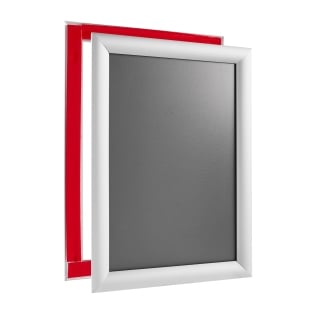 Window snap frame, aluminium, A4, silver 