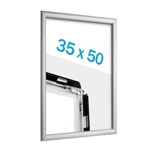 Snap frame, aluminium, B3 25 mm 