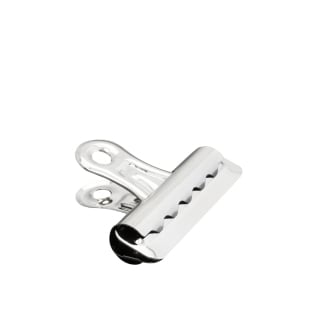 Letter Clip, 54  mm, made of metal, nickel-plated 