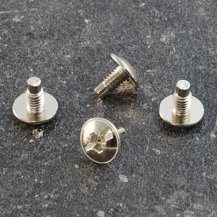 Cross-head screws for binding screws, 7 mm, nickel-plated 