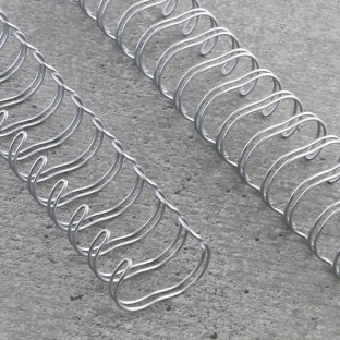 Wire bindings 2:1, A4 16,0 mm (5/8") | silver