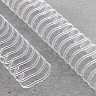 Wire bindings 2:1, A5 25,4 mm (1") | white