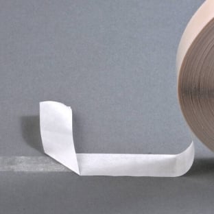Double-sided adhesive tissue tape with fingerlift, very strong adhesive, VS09-FL 10 mm | 50 m