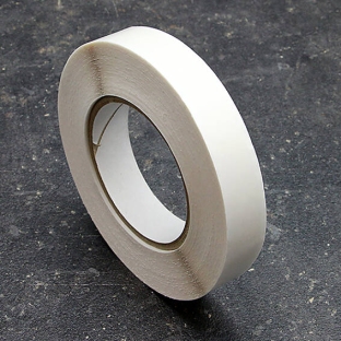 Double-sided adhesive tissue tape with fingerlift, strong adhesive, VL15-FL 12 mm | 50 m