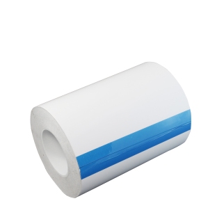 Double-sided adhesive paper fleece tape, strong acrylic adhesive, VL15 420 mm | 50 m