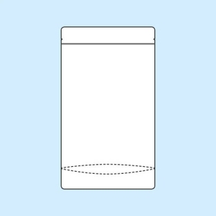 Stand Up Pouches coloured 130 x 225 mm | white