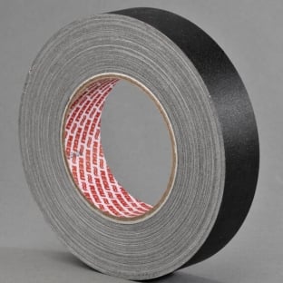 REGUtex R spine tape, cloth tape, fabric structure, laquered black | 60 mm