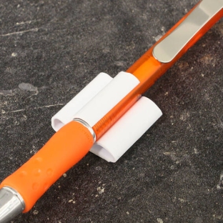 Pen holders, 25 x 25 mm, magnetic, white 
