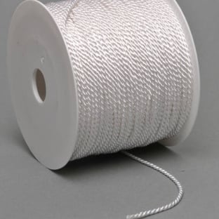Cord on reel, white (100 m on reel) 