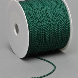 Cord on reel, dark green (100 m on reel) 