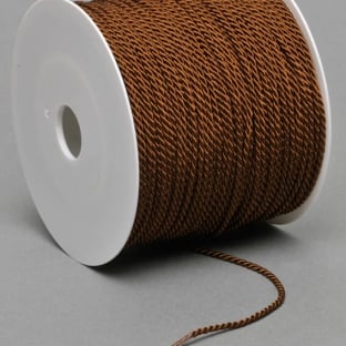 Cord on reel, brown (100 m on reel) 