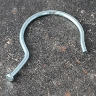 Display hooks, 4 x 68 mm, zinc-plated 