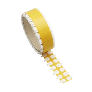 Double-sided adhesive discs, paper fleece, permanent/permanent 15 mm | 1000 Stk