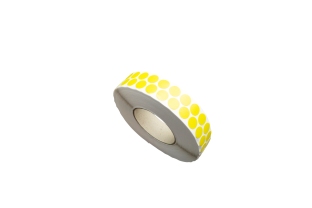 Fabric adhesive discs, yellow 15 mm | 5000 Stk