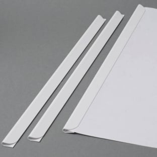 Slide binders A5, white, 3-4 mm 