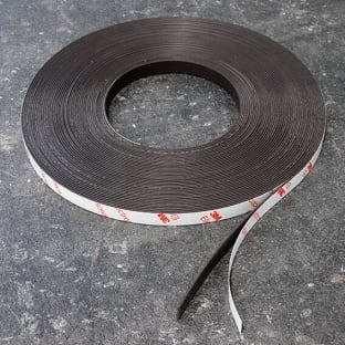Magnetic tape, self-adhesive, anisotropic 10 mm | 1 mm | 30 m