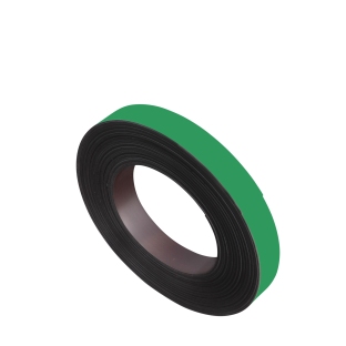 Coloured magnetic tape, anisotropic (roll with 10 m) 20 mm | green