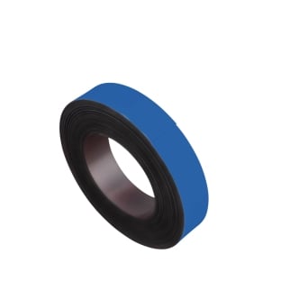 Coloured magnetic tape 30 mm | blue