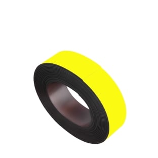 Coloured magnetic tape, anisotropic (roll with 10 m) 40 mm | yellow