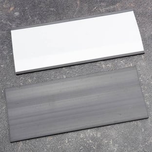 Label holder, c profile, magnetic, sections 60 mm | 180 mm | not self-adhesive
