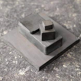 Block magnets, ferrite, Y35 